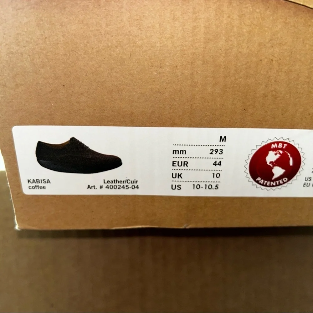 MBT Men's Dark Brown Oxfords